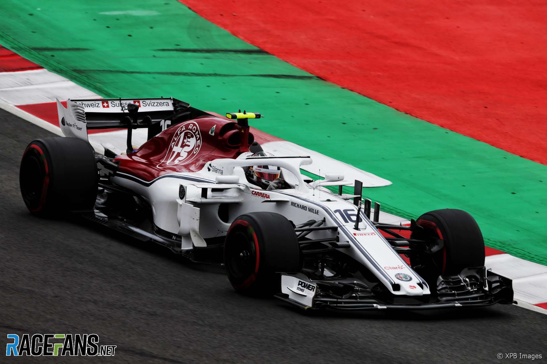 Charles Leclerc, Sauber, Circuit de Catalunya, 2018