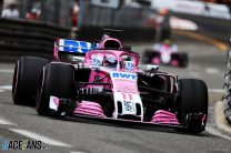 Sergio Perez, Force India, Monaco, 2018