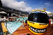 Ayrton Senna helmet, Monaco, 2018