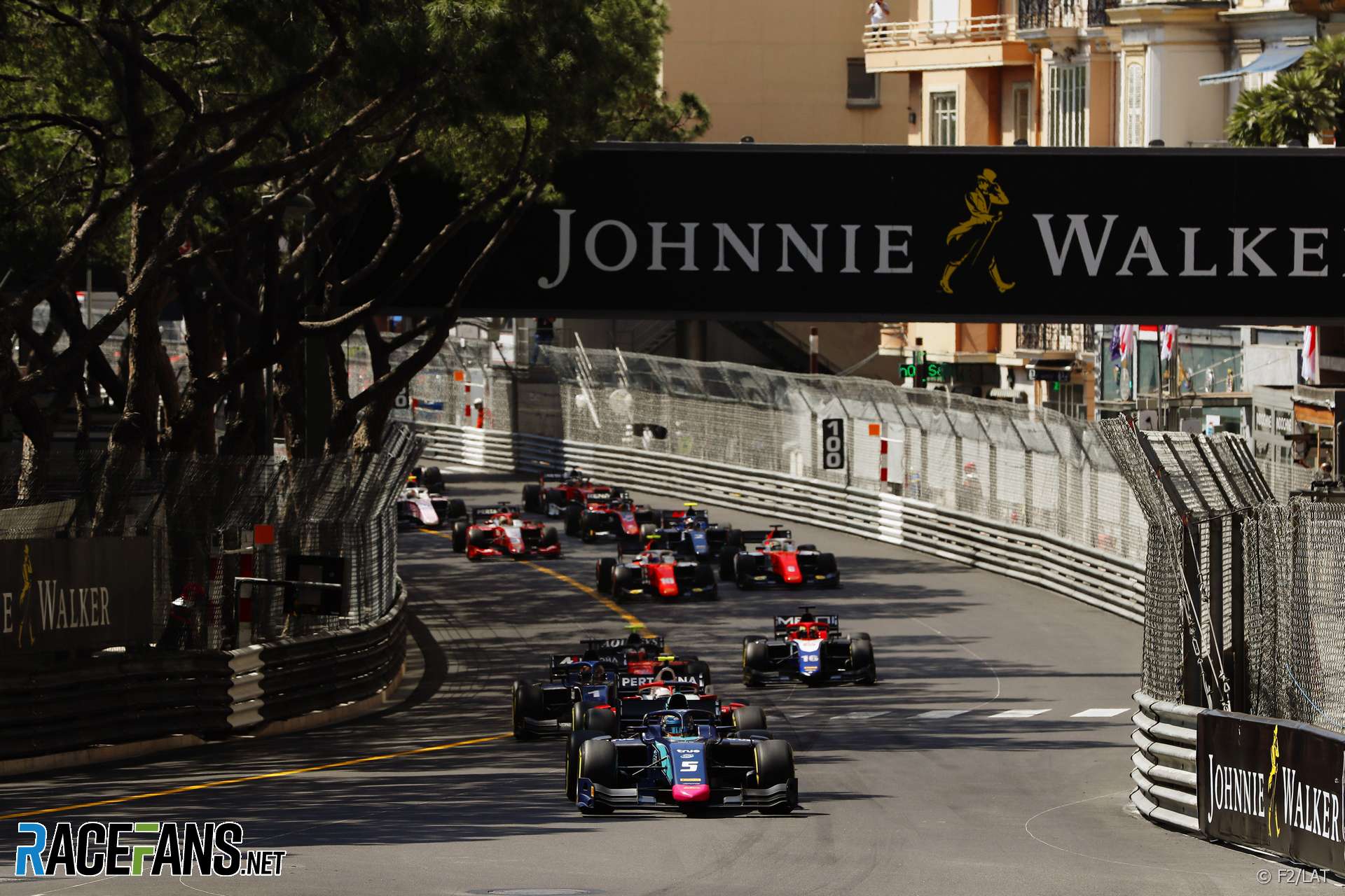 Start, Formula Two feature race, Monaco, 2018