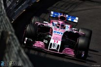 Sergio Perez, Force India, Monaco, 2018