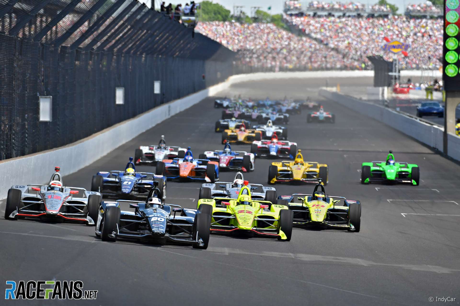 Start, Indianapolis 500, IndyCar, 2018