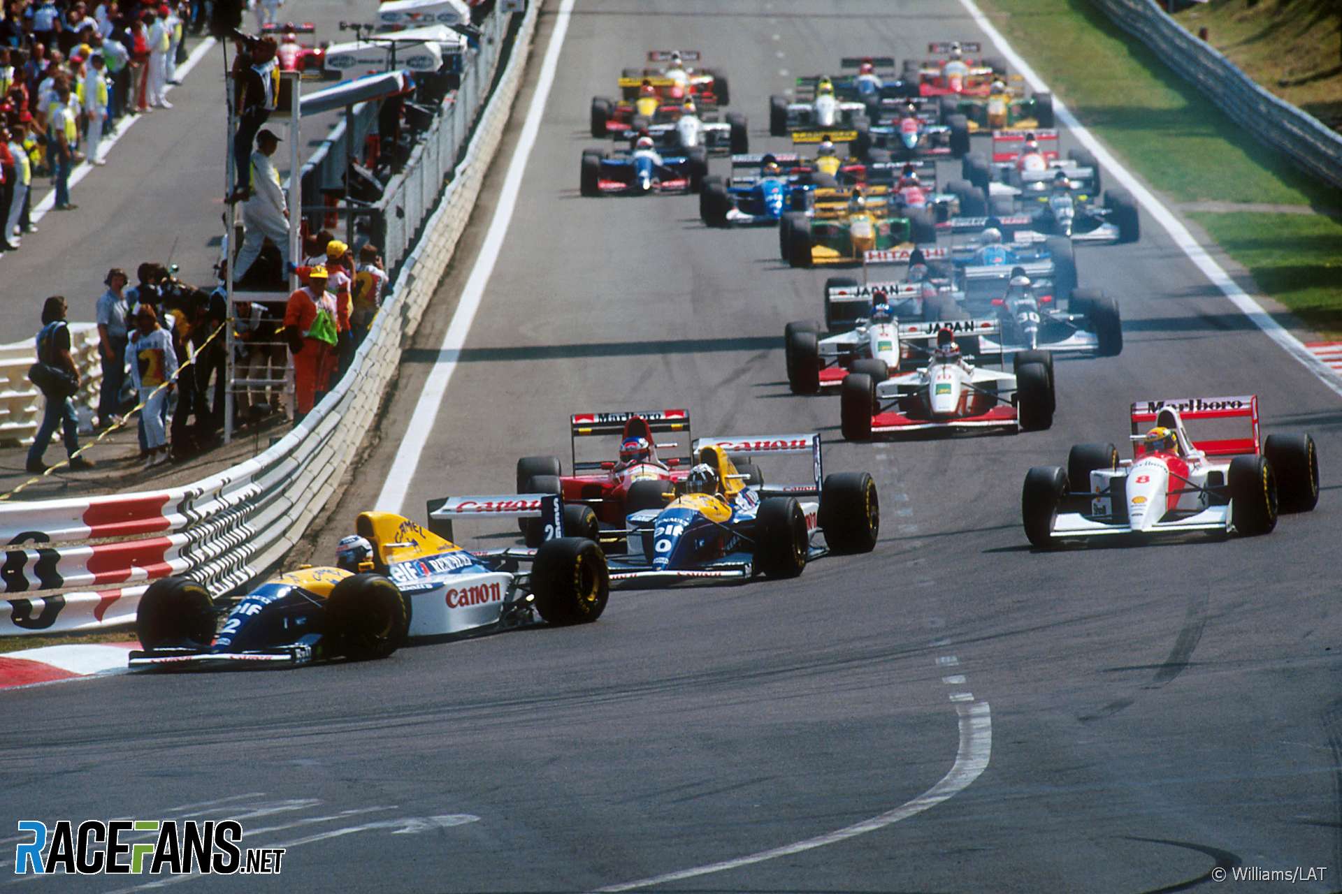 Start, Spa-Francorchamps, 1993