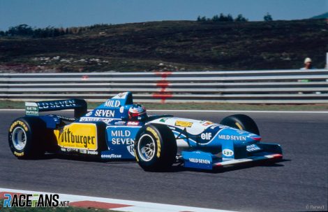 Michael Schumacher, Benetton, Estoril, 1995