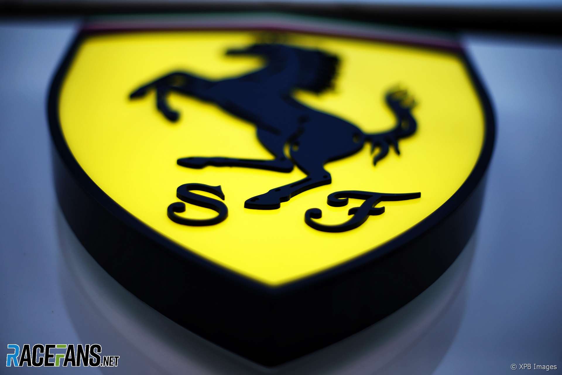 Ferrari logo. Circuit Gilles Villeneuve, 2018