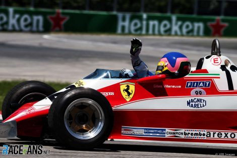 Jacques Villeneuve, Ferrari 312T3, Circuit Gilles Villeneuve, 2018