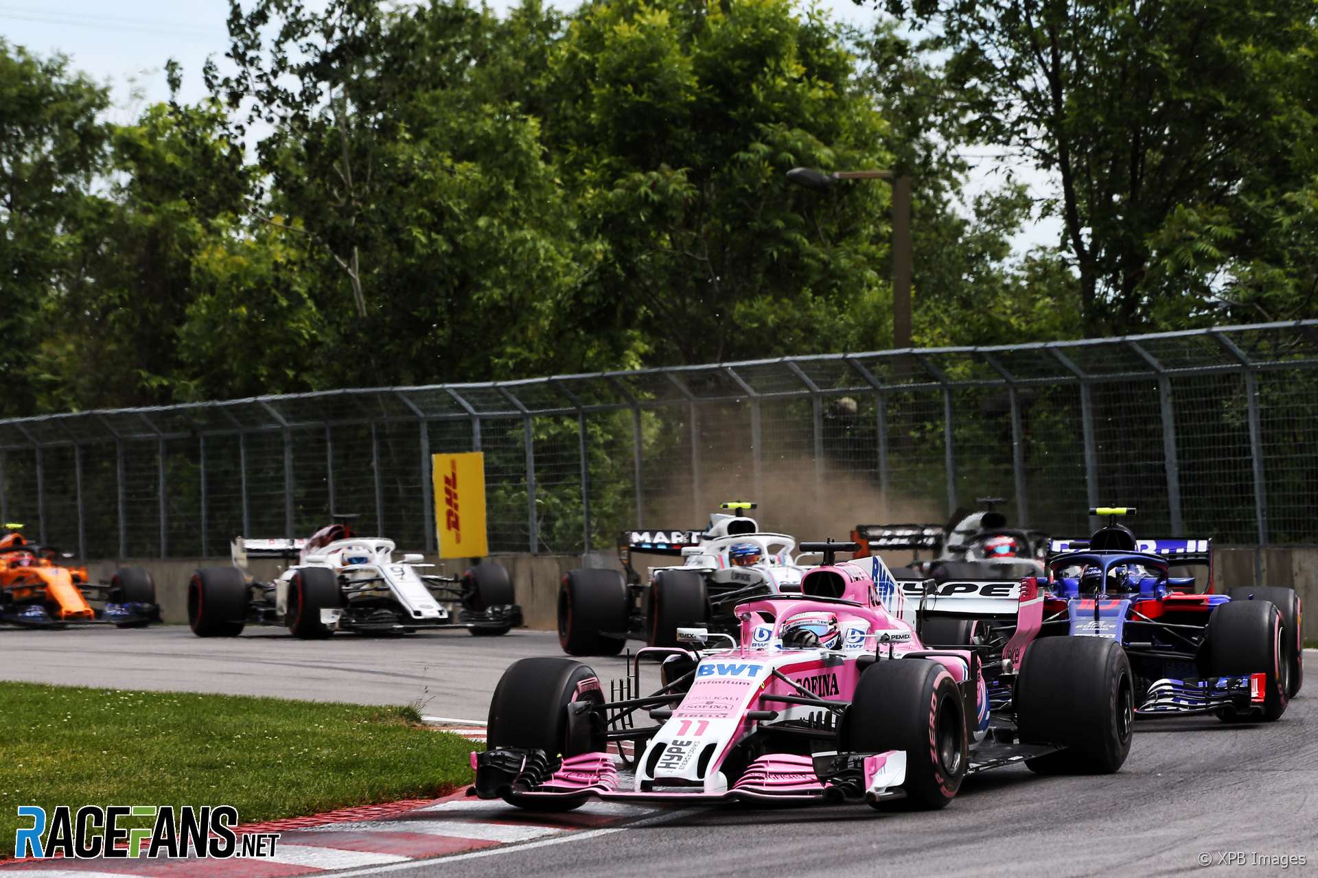 Sergio Perez, Force India, Circuit Gilles Villeneuve, 2018