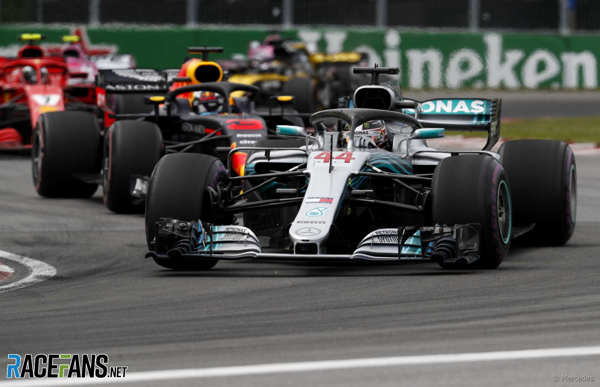 Lewis Hamilton, Mercedes, Circuit Gilles Villeneuve, 2018