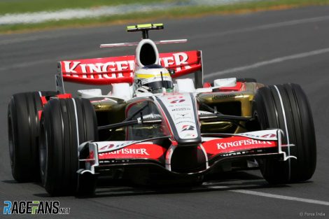 Giancarlo Fisichella, Force India, Melbourne, 2008