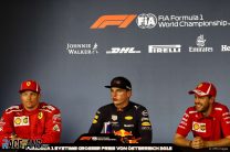 Kimi Raikkonen, Max Verstappen, Sebastian Vettel, Red Bull Ring, 2018