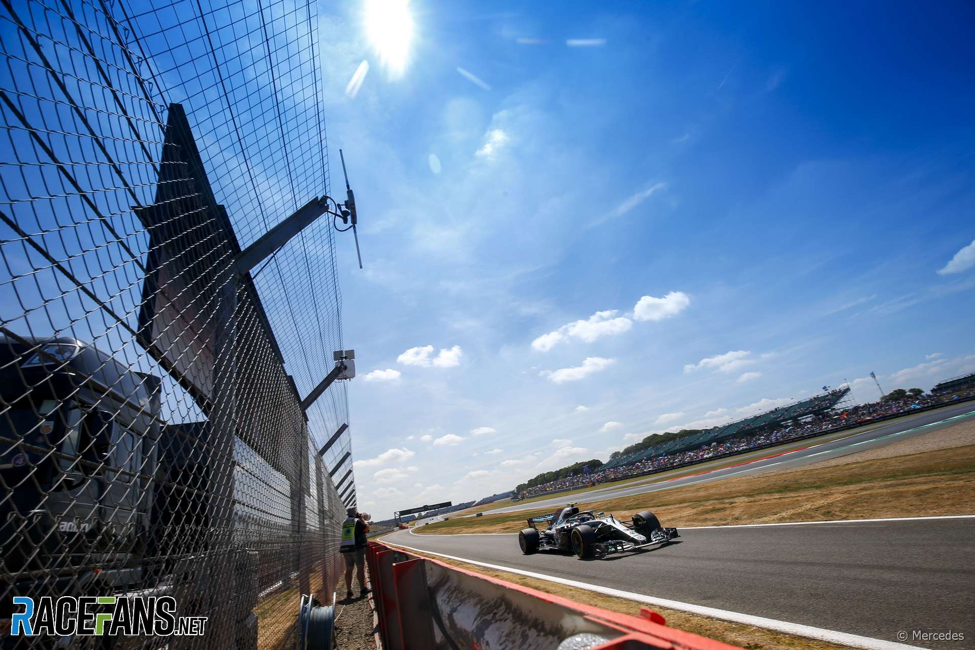 Valtteri Bottas, Mercedes, Silverstone, 2018