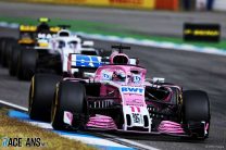 Sergio Perez, Force India, Hockenheimring, 2018