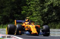 Vandoorne’s chassis was “back to normal” in Hungary