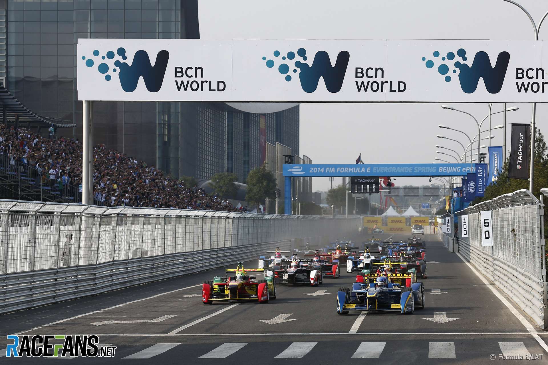 Start, Formula E, Bejing, 2014