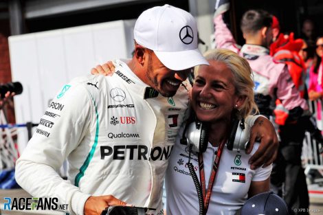 Lewis Hamilton, Angela Cullen, Mercedes, Spa-Francorchamps, 2018