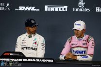 Lewis Hamilton, Esteban Ocon, Spa-Francorchamps, 2018