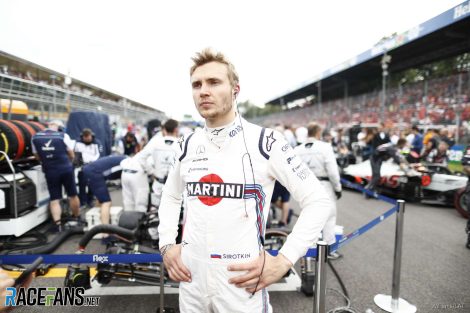 Sergey Sirotkin, Williams, Monza, 2018