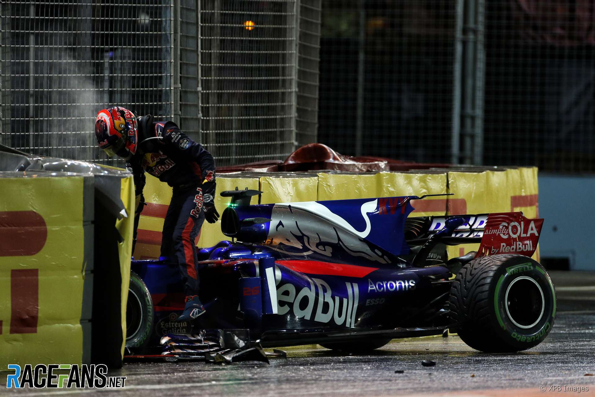 Daniil Kvyat, Toro Rosso, Singapore, 2017