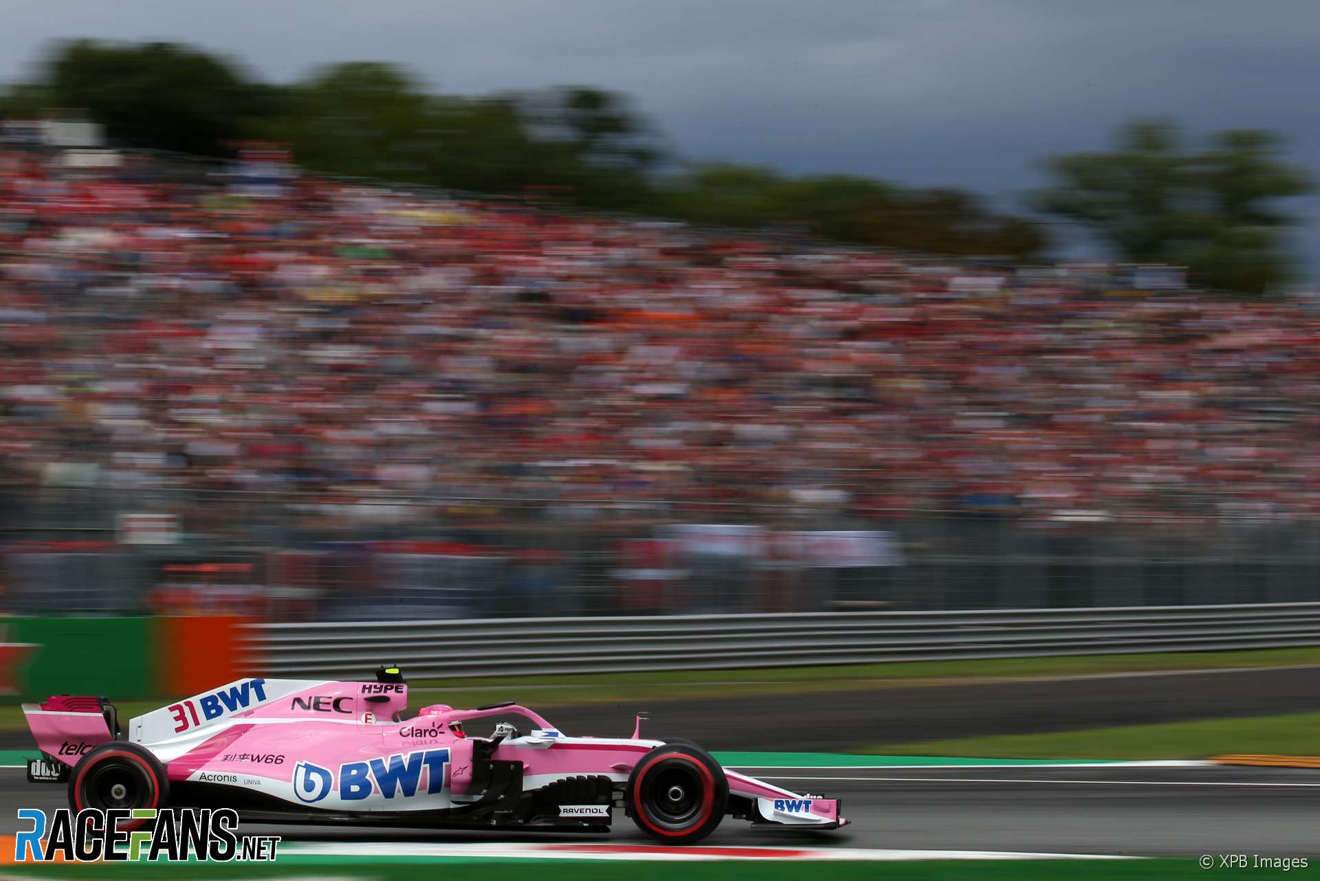 Esteban Ocon, Force India, Monza, 2018