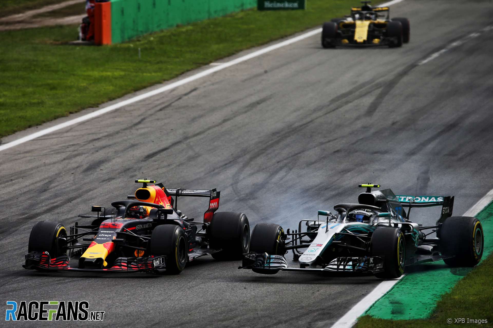 Max Verstappen, Valtteri Bottas, Monza, 2018
