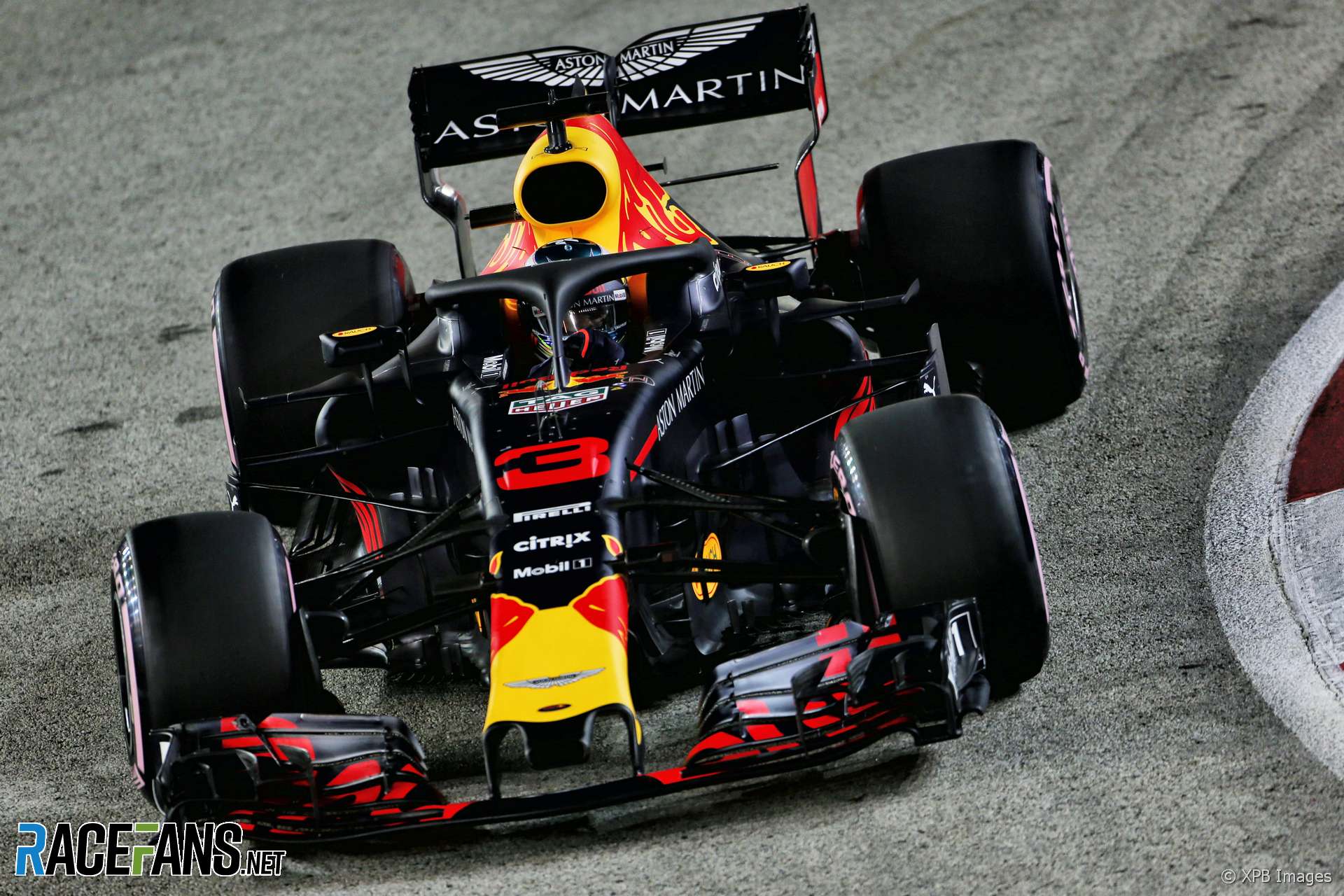 Daniel Ricciardo, Red Bull, Singapore, 2018