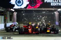 Sebastian Vettel, Max Verstappen, Singapore, 2018