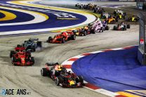 2019 Singapore Grand Prix TV Times