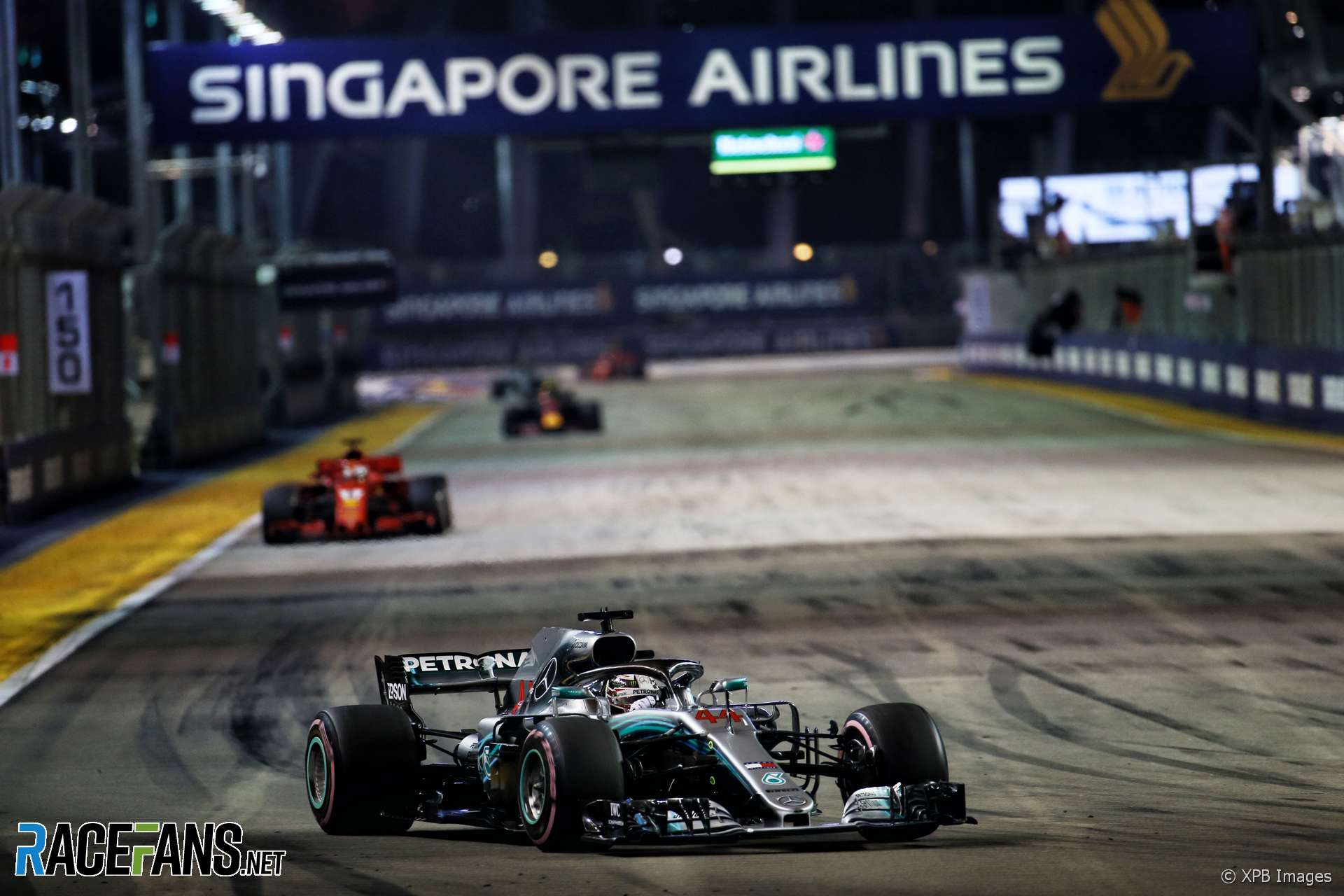 Lewis Hamilton, Mercedes, Singapore, 2018