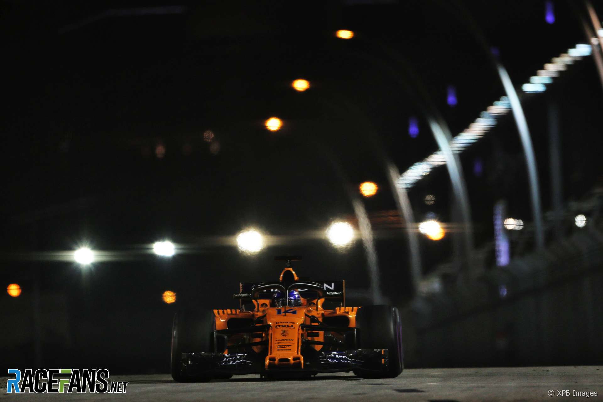 Fernando Alonso, McLaren, Singapore, 2018
