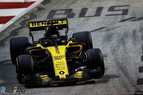 Nico Hulkenberg, Renault, Singapore, 2018