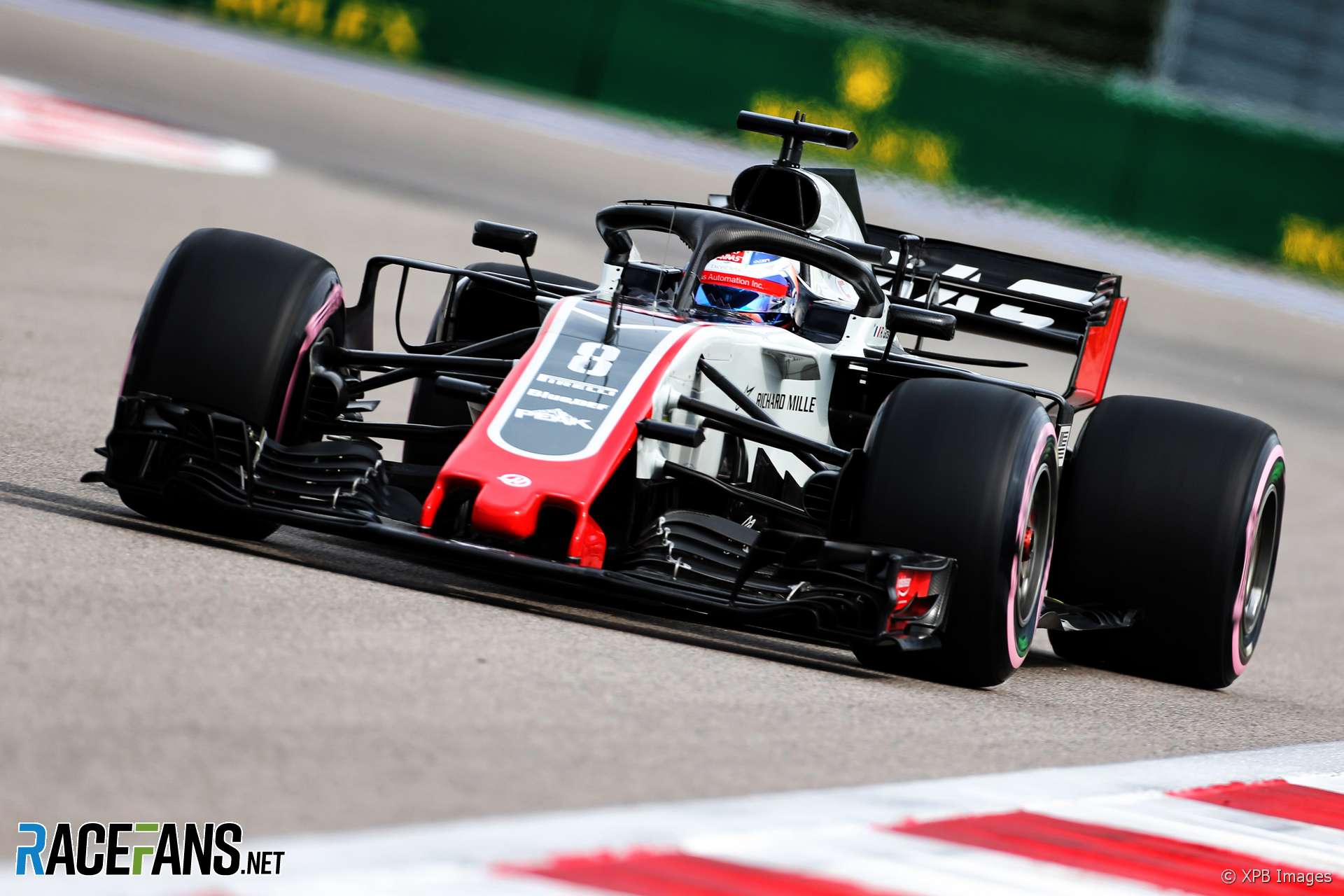Romain Grosjean, Haas, Sochi Autodrom, 2018