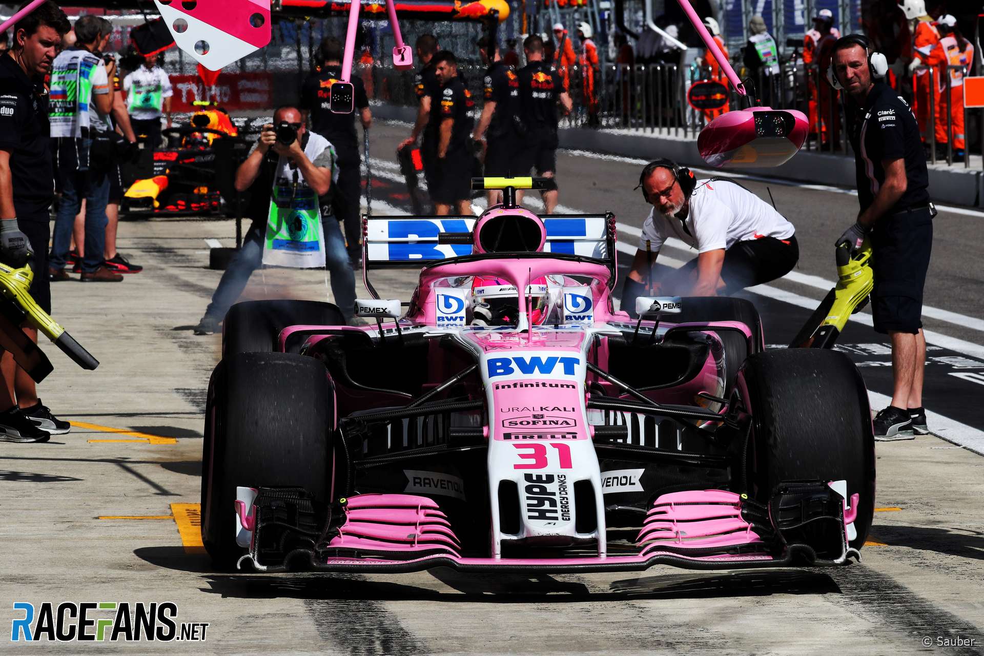 Esteban Ocon, Force India, Sochi Autodrom, 2018
