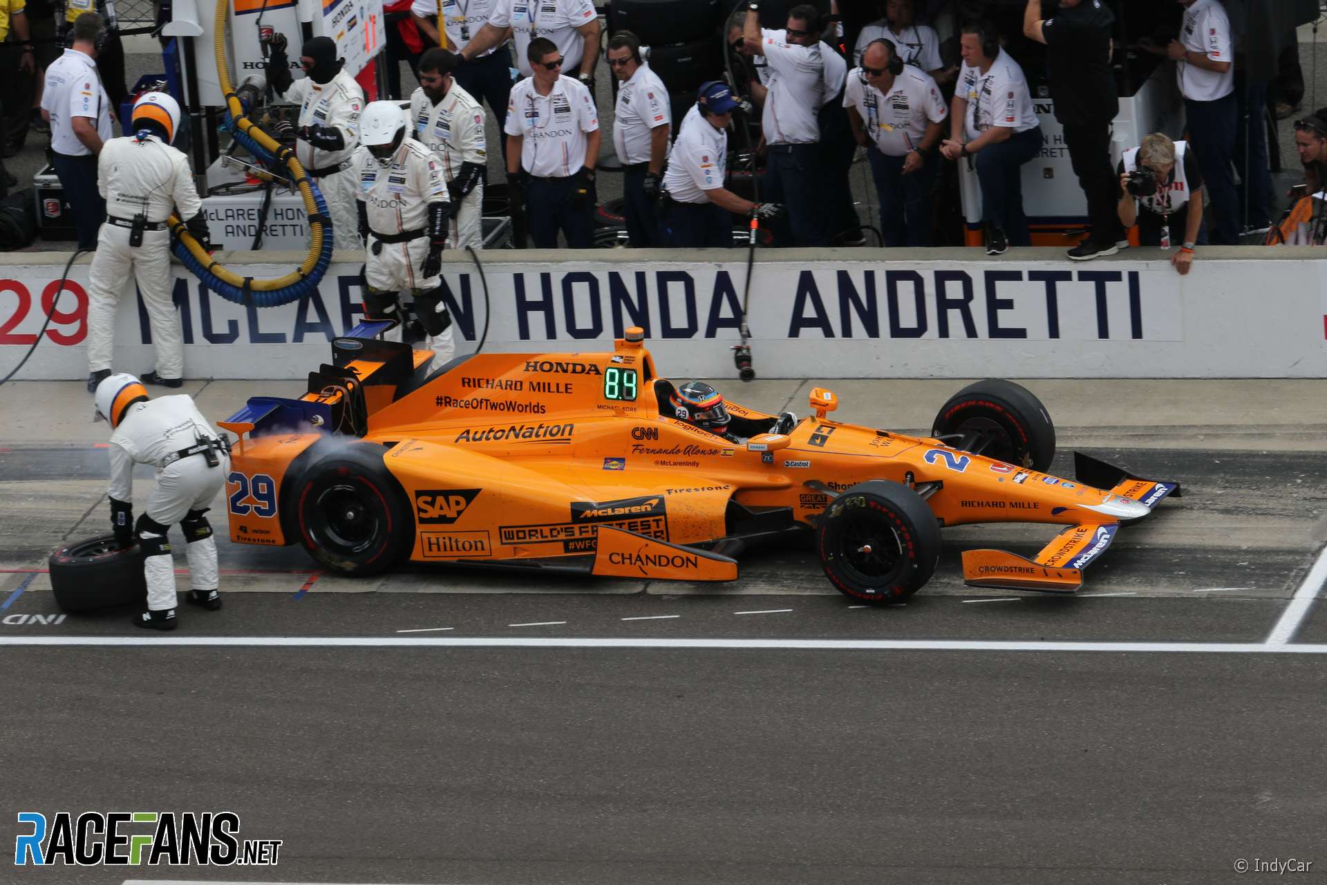 Fernando Alonso, McLaren Andretti Honda, Indianapolis 500, 2017