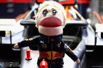 Max Verstappen puppet, Suzuka, 2018