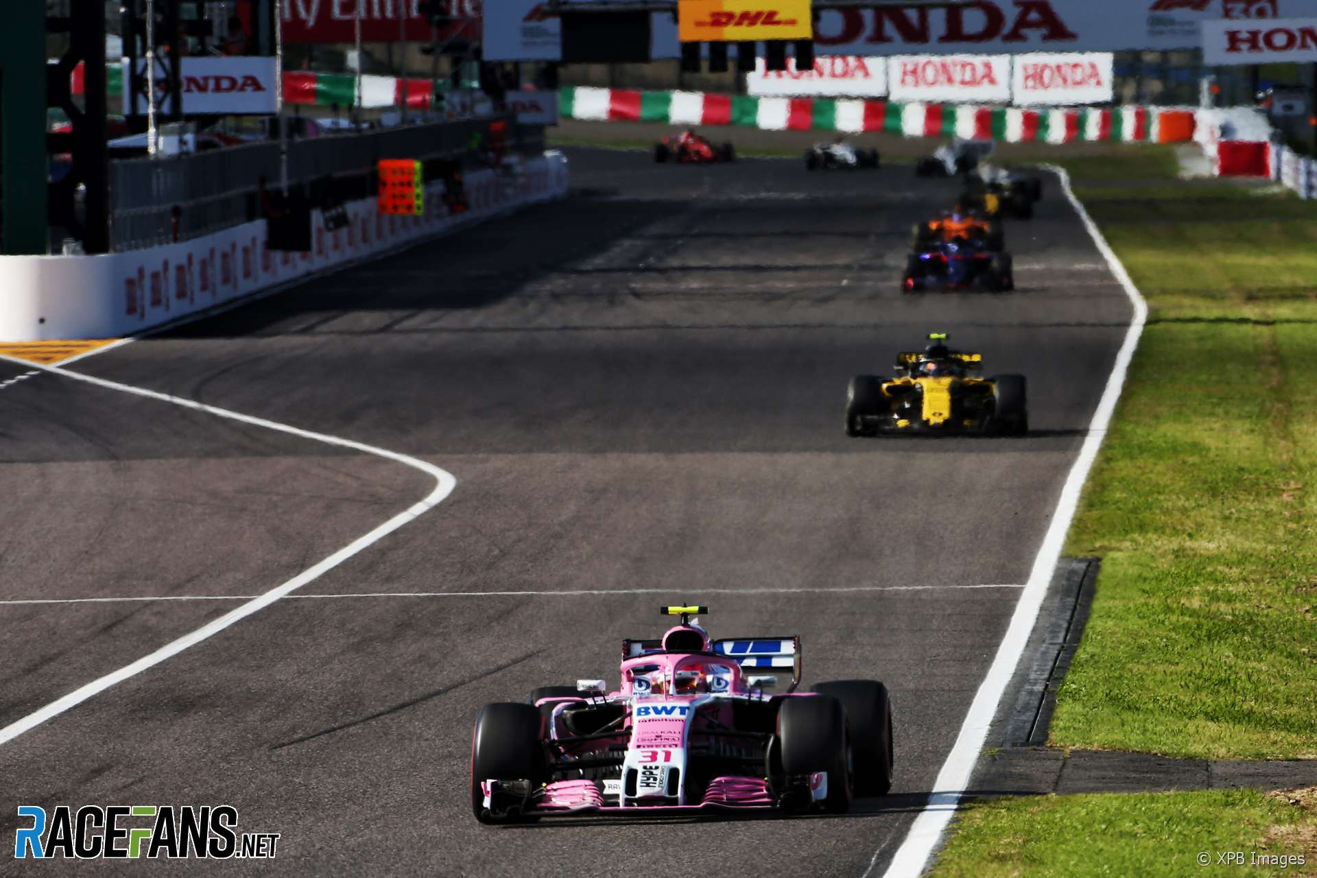 Esteban Ocon, Force India, Suzuka, 2018