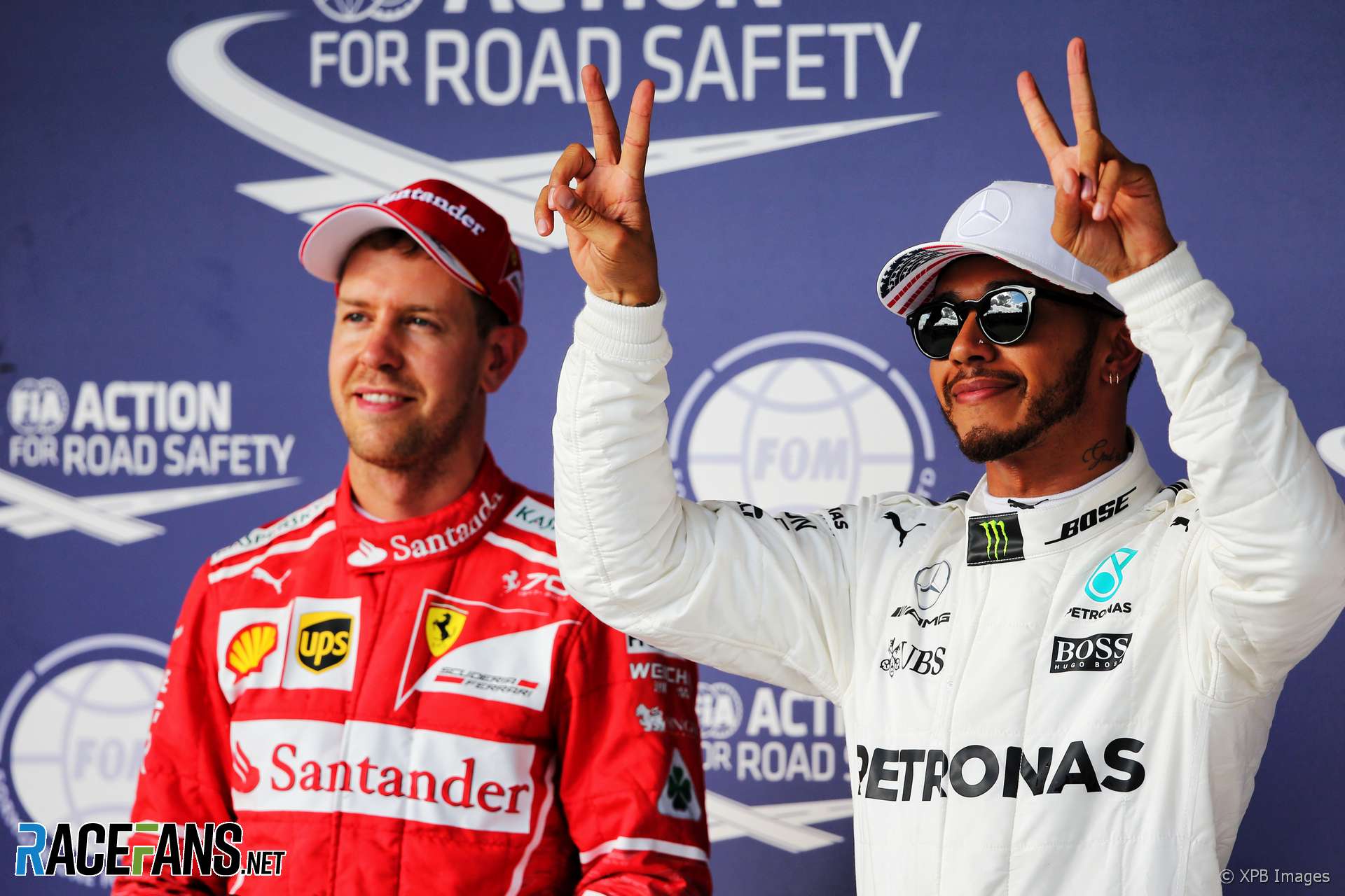 Sebastian Vettel, Lewis Hamilton, Circuit of the Americas, 2017