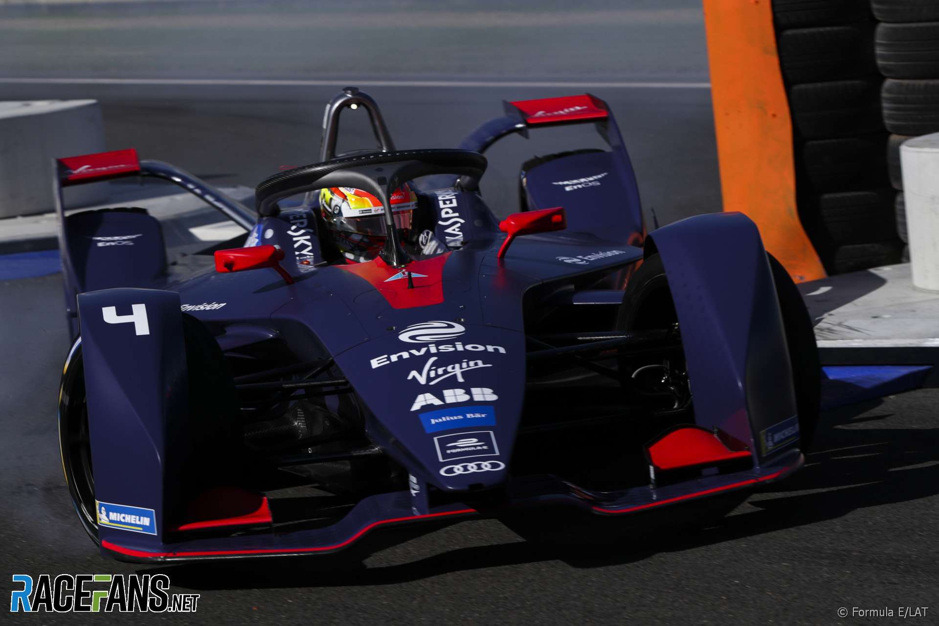 Robin Frijns, Virgin, Formula E testing, Valencia, 2018