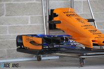 New McLaren nose, Circuit of the Americas, 2018