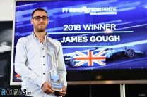 James Gough, 2018 F1 Innovation Prize winner