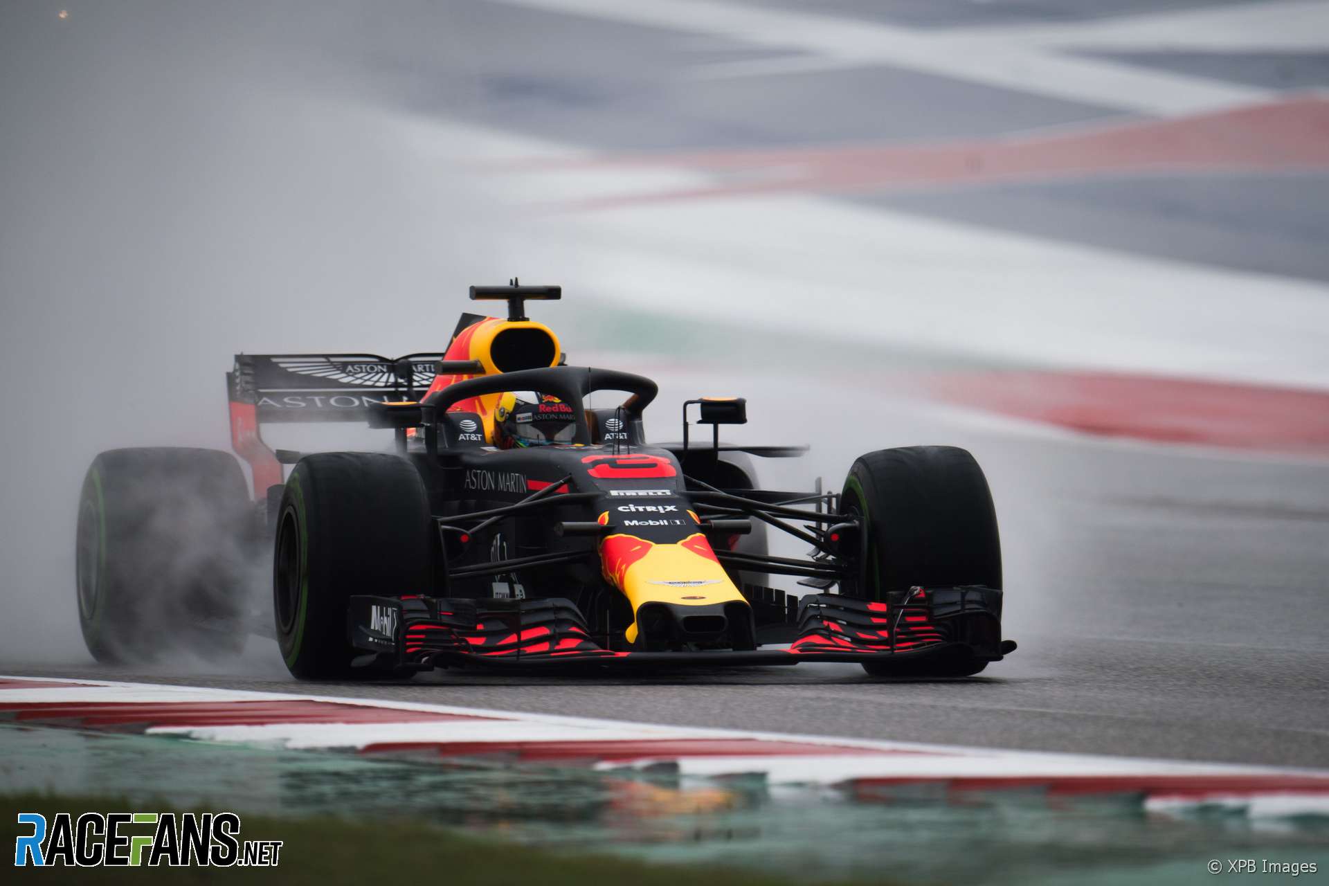 Daniel Ricciardo, Red Bull, Circuit of the Americas, 2018