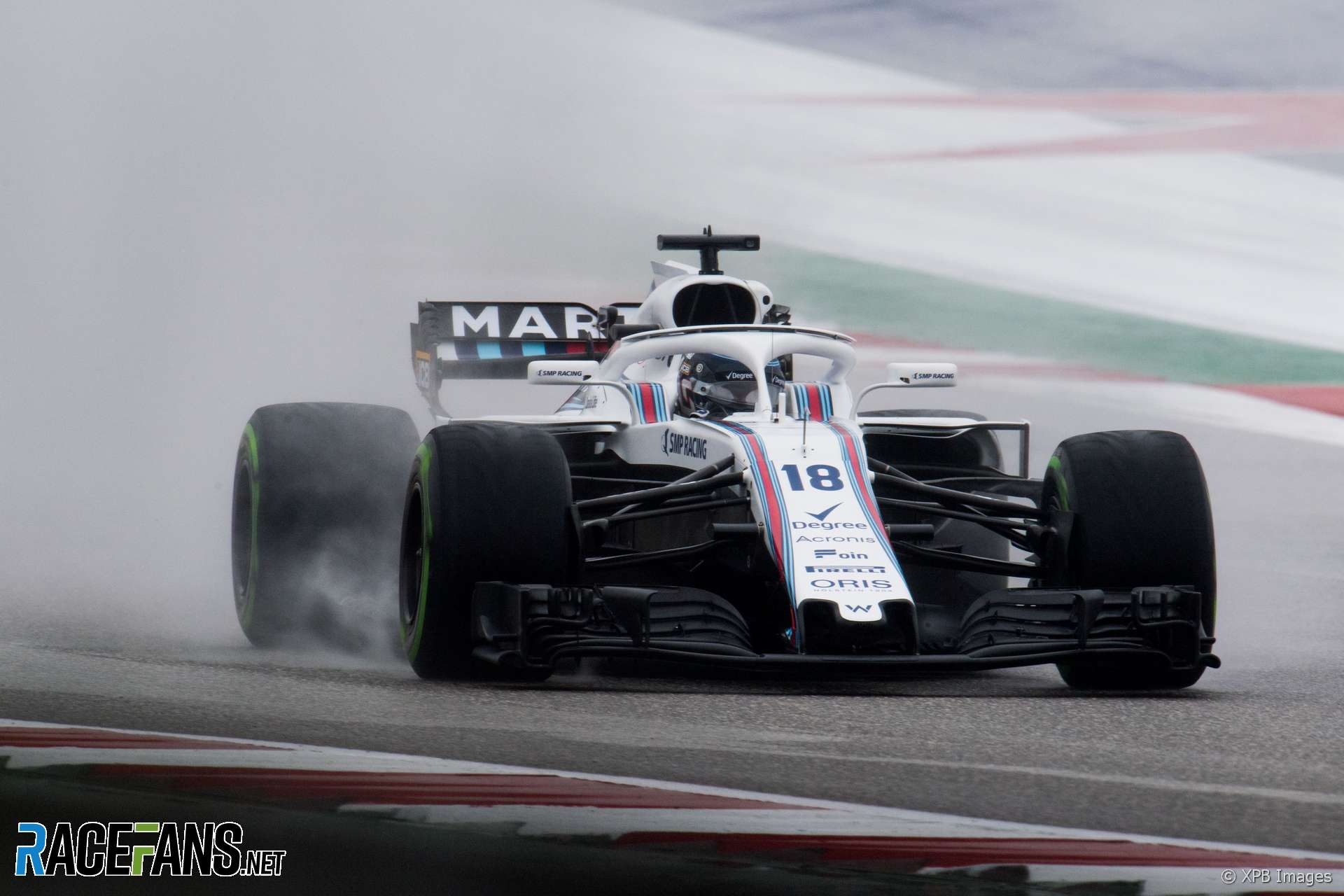Lance Stroll, Williams, Circuit of the Americas, 2018