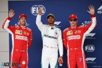 Sebastian Vettel, Lewis Hamilton, Kimi Raikkonen,Circuit of the Americas, 2018