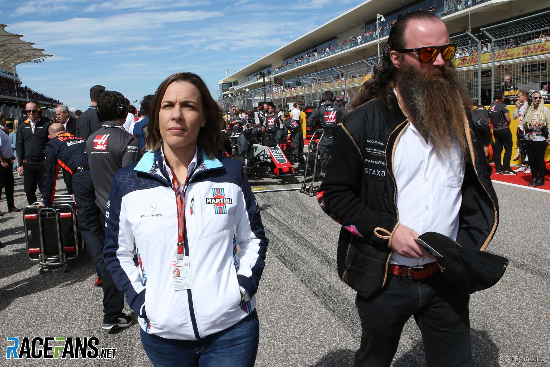 Claire Williams, Rich Storey, Circuit of the Americas, 2018