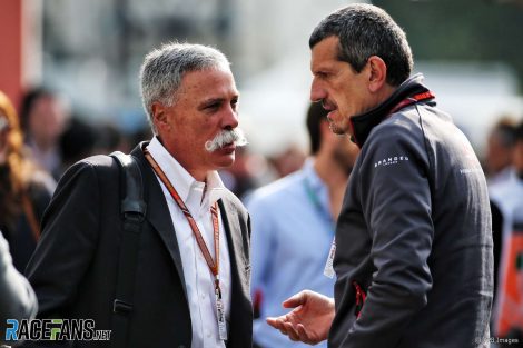 Chase Carey, Guenther Steiner, Circuit of the Americas, 2018