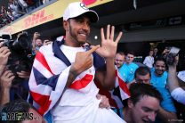 Pictures: Hamilton celebrates his fifth world championship