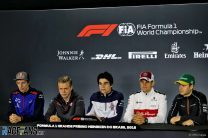 Drivers' press conference, Interlagos, 2018
