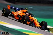 Stoffel Vandoorne, McLaren, Interlagos, 2018