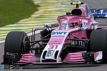 Esteban Ocon, Force India, Interlagos, 2018