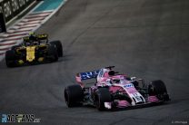 Sergio Perez, Force India, Yas Marina, 2018