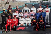F1 drivers, Yas Marina, 2018